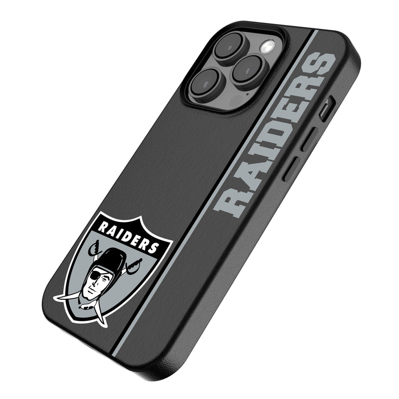 Oakland Raiders 1963 Historic Collection Sidebar iPhone MagSafe Compatible Phone Case Iso.Jpg