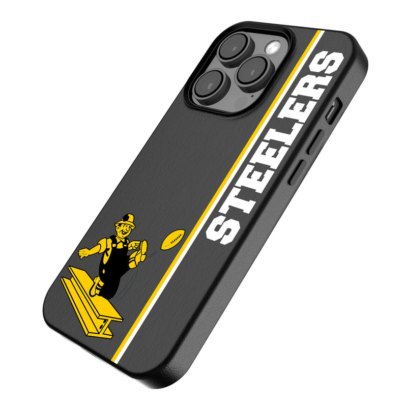 Pittsburgh Steelers 1961 Historic Collection Sidebar iPhone MagSafe Compatible Phone Case Iso.Jpg