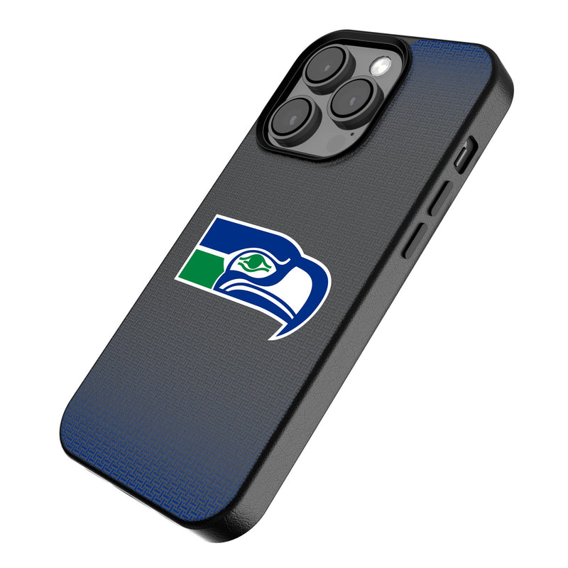 Seattle Seahawks Historic Collection Linen iPhone MagSafe Compatible Phone Case Iso.Jpg