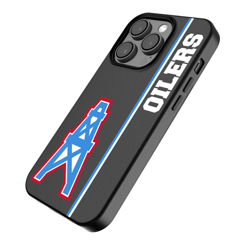 Houston Oilers Historic Collection Sidebar iPhone MagSafe Compatible Phone Case Iso.Jpg