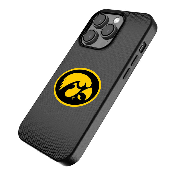 University of Iowa Hawkeyes Linen iPhone MagSafe Compatible Phone Case Iso.Jpg