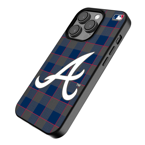 Atlanta Braves Plaid iPhone MagSafe Compatible Phone Case Iso.Jpg