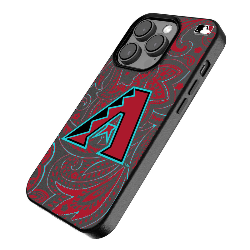 Arizona Diamondbacks Paisley iPhone MagSafe Compatible Phone Case Iso.Jpg