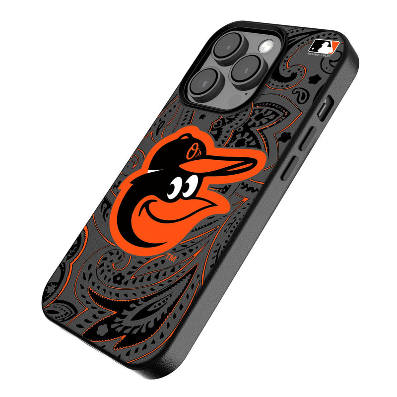 Baltimore Orioles Paisley iPhone MagSafe Compatible Phone Case Iso.Jpg