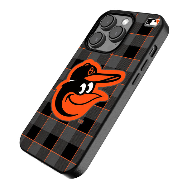 Baltimore Orioles Plaid iPhone MagSafe Compatible Phone Case Iso.Jpg