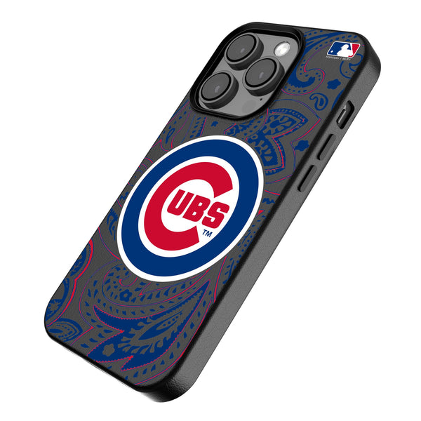 Chicago Cubs Paisley iPhone MagSafe Compatible Phone Case Iso.Jpg