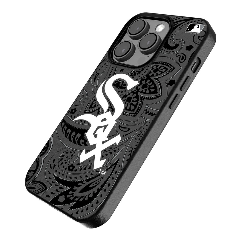 Chicago White Sox Paisley iPhone MagSafe Compatible Phone Case Iso.Jpg