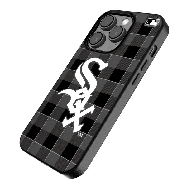 Chicago White Sox Plaid iPhone MagSafe Compatible Phone Case Iso.Jpg