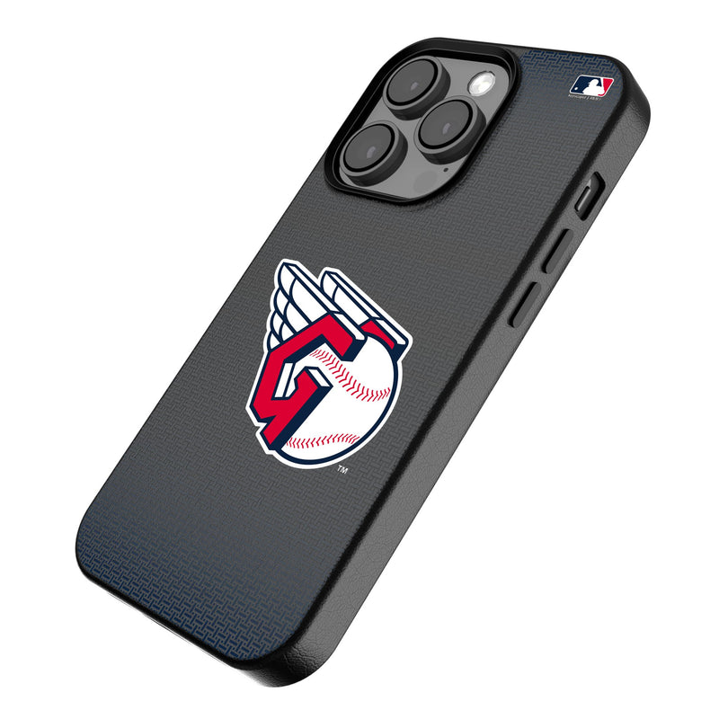 Cleveland Guardians Linen iPhone MagSafe Compatible Phone Case Iso.Jpg