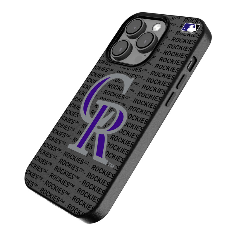 Colorado Rockies Text Backdrop iPhone MagSafe Compatible Phone Case Iso.Jpg