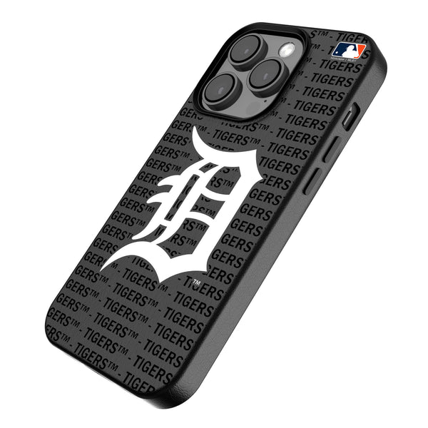 Detroit Tigers Text Backdrop iPhone MagSafe Compatible Phone Case Iso.Jpg