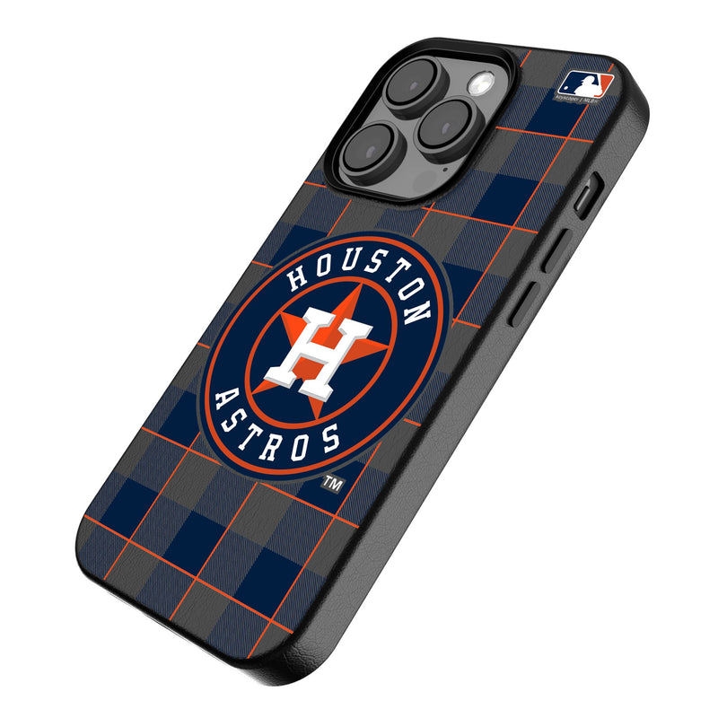 Houston Astros Plaid iPhone MagSafe Compatible Phone Case Iso.Jpg