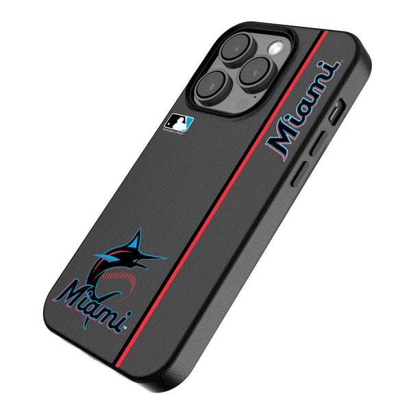 Miami Marlins Sidebar iPhone MagSafe Compatible Phone Case Iso.Jpg