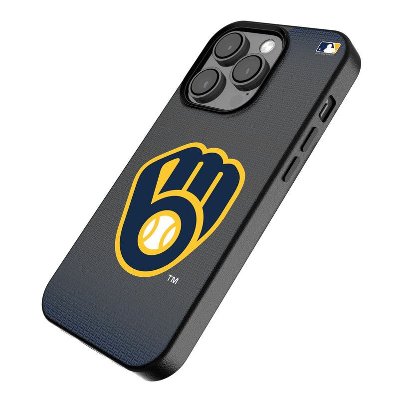 Milwaukee Brewers Linen iPhone MagSafe Compatible Phone Case Iso.Jpg