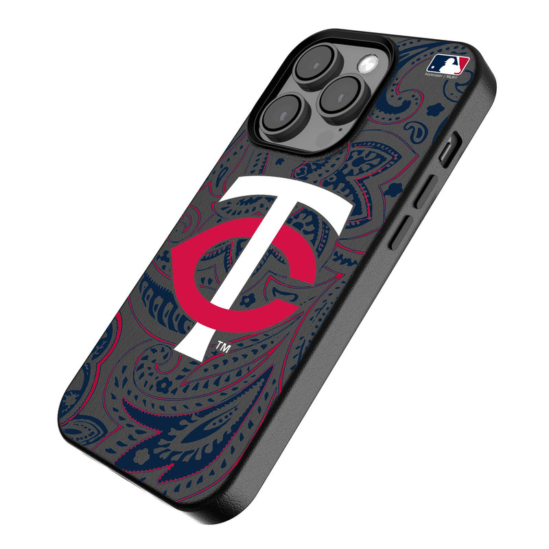 Minnesota Twins Paisley iPhone MagSafe Compatible Phone Case Iso.Jpg