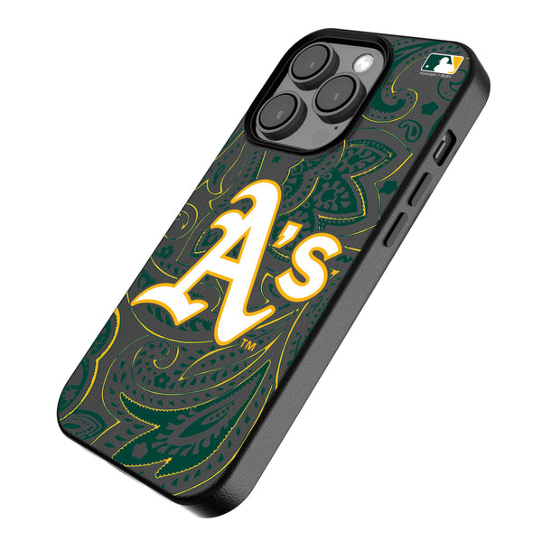 Oakland Athletics Paisley iPhone MagSafe Compatible Phone Case Iso.Jpg