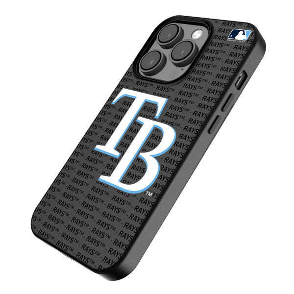 Tampa Bay Rays Text Backdrop iPhone MagSafe Compatible Phone Case Iso.Jpg