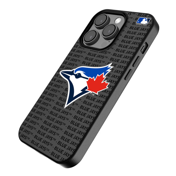 Toronto Blue Jays Text Backdrop iPhone MagSafe Compatible Phone Case Iso.Jpg