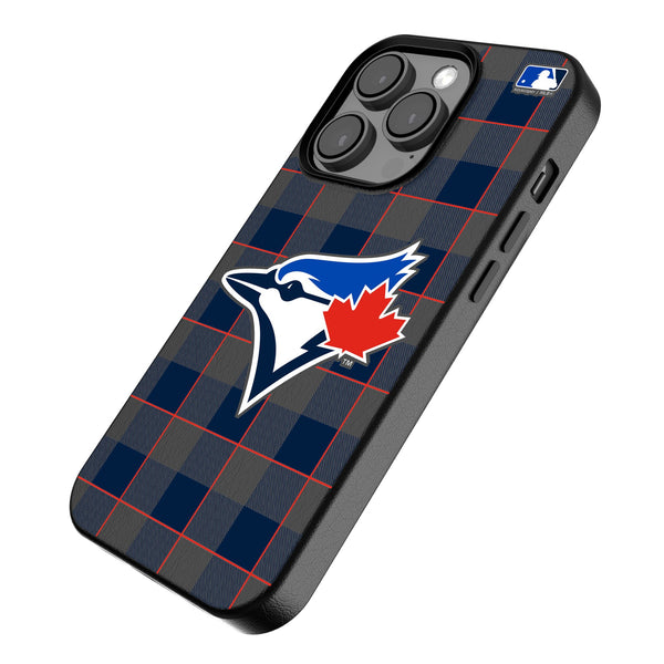 Toronto Blue Jays Plaid iPhone MagSafe Compatible Phone Case Iso.Jpg