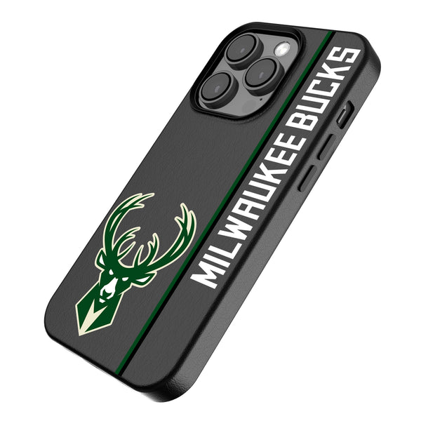 Milwaukee Bucks Sidebar iPhone MagSafe Compatible Phone Case Iso.Jpg