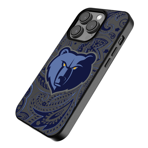 Memphis Grizzlies Paisley iPhone MagSafe Compatible Phone Case Iso.Jpg