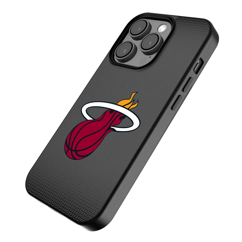 Miami Heat Linen iPhone MagSafe Compatible Phone Case Iso.Jpg