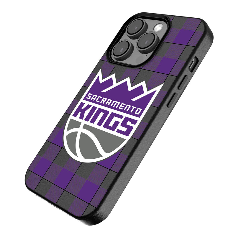 Sacramento Kings Plaid iPhone MagSafe Compatible Phone Case Iso.Jpg