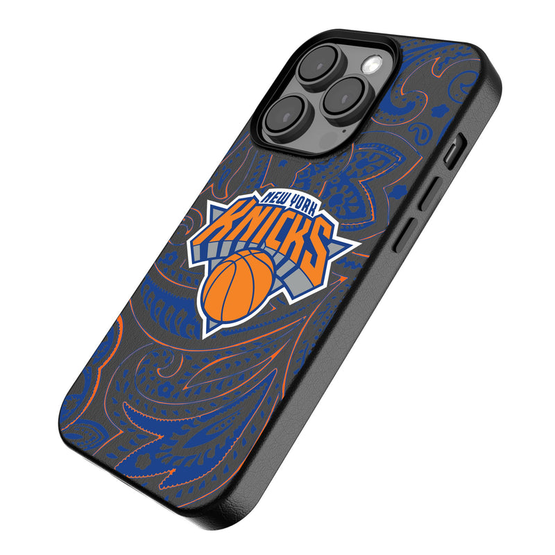 New York Knicks Paisley iPhone MagSafe Compatible Phone Case Iso.Jpg