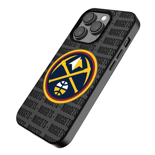 Denver Nuggets Text Backdrop iPhone MagSafe Compatible Phone Case Iso.Jpg