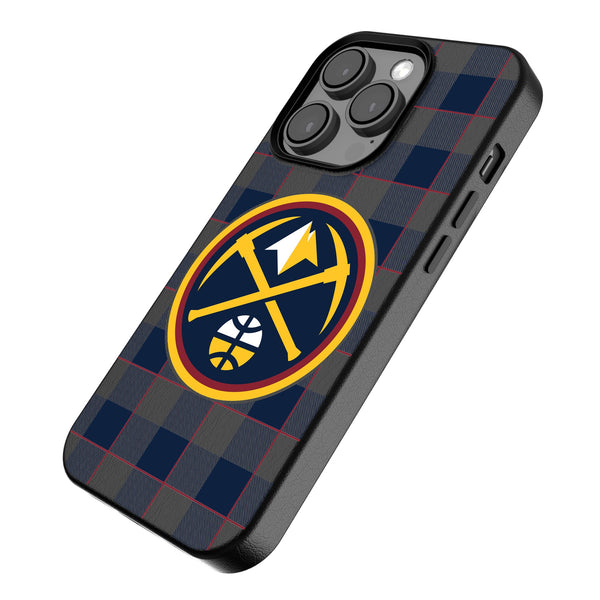 Denver Nuggets Plaid iPhone MagSafe Compatible Phone Case Iso.Jpg