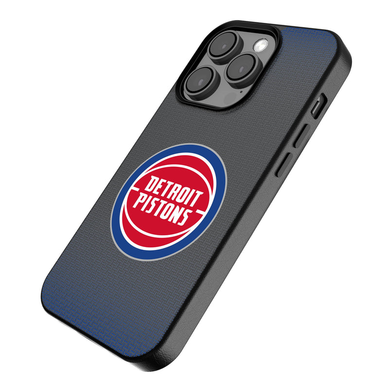 Detroit Pistons Linen iPhone MagSafe Compatible Phone Case Iso.Jpg