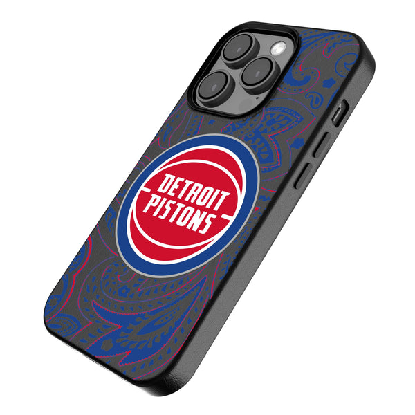 Detroit Pistons Paisley iPhone MagSafe Compatible Phone Case Iso.Jpg