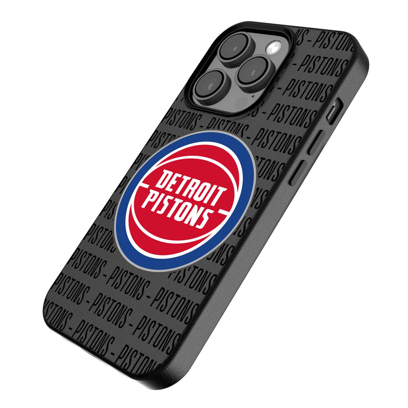 Detroit Pistons Text Backdrop iPhone MagSafe Compatible Phone Case Iso.Jpg