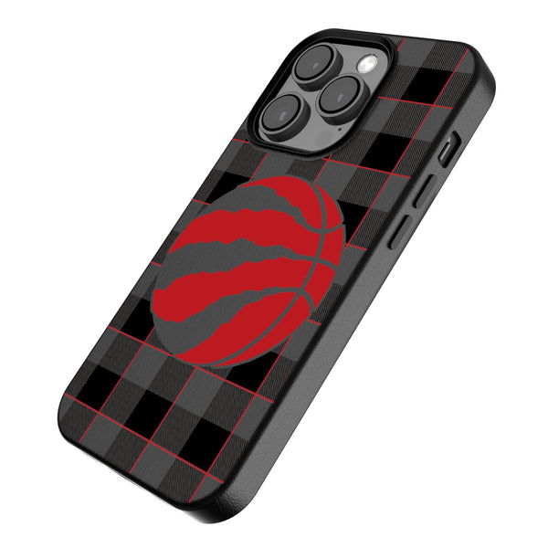 Toronto Raptors Plaid iPhone MagSafe Compatible Phone Case Iso.Jpg