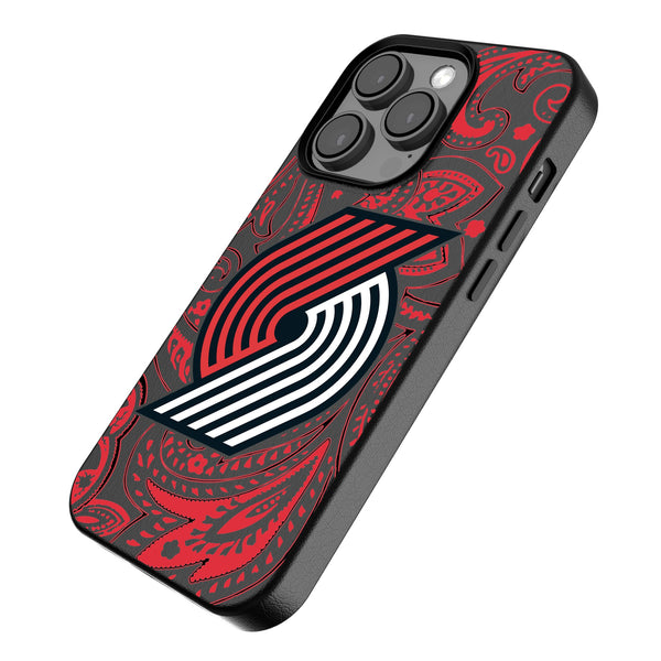 Portland Trail Blazers Paisley iPhone MagSafe Compatible Phone Case Iso.Jpg