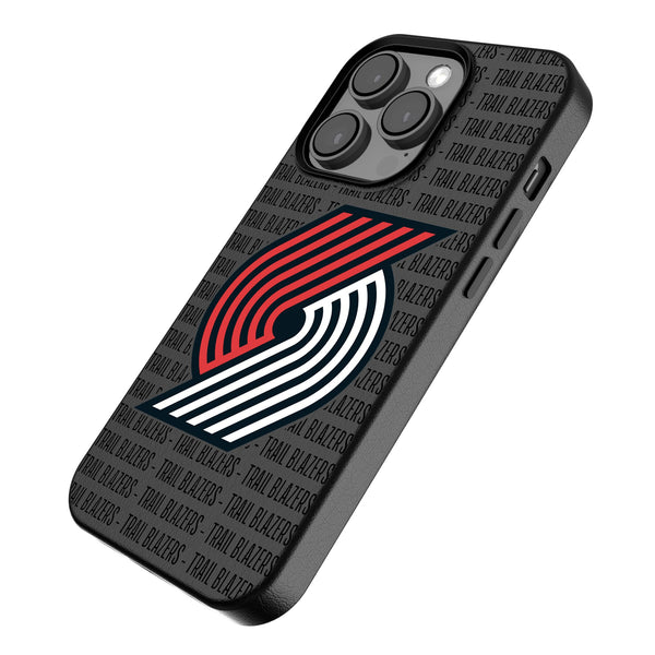 Portland Trail Blazers Text Backdrop iPhone MagSafe Compatible Phone Case Iso.Jpg