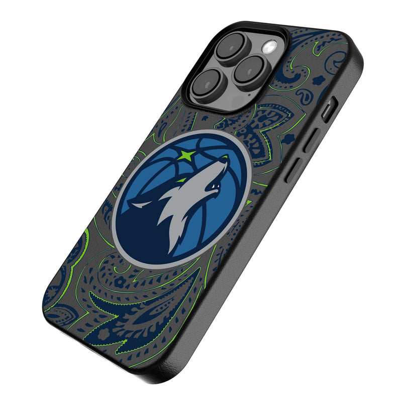 Minnesota Timberwolves Paisley iPhone MagSafe Compatible Phone Case Iso.Jpg