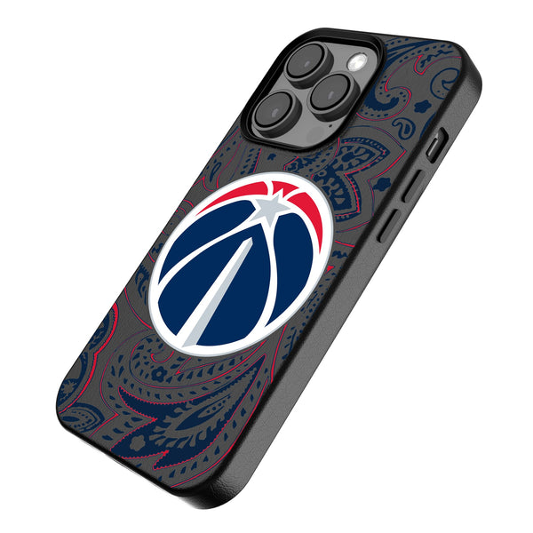 Washington Wizards Paisley iPhone MagSafe Compatible Phone Case Iso.Jpg