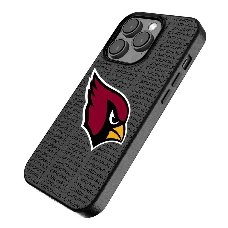 Arizona Cardinals Text Backdrop iPhone MagSafe Compatible Phone Case Iso.Jpg