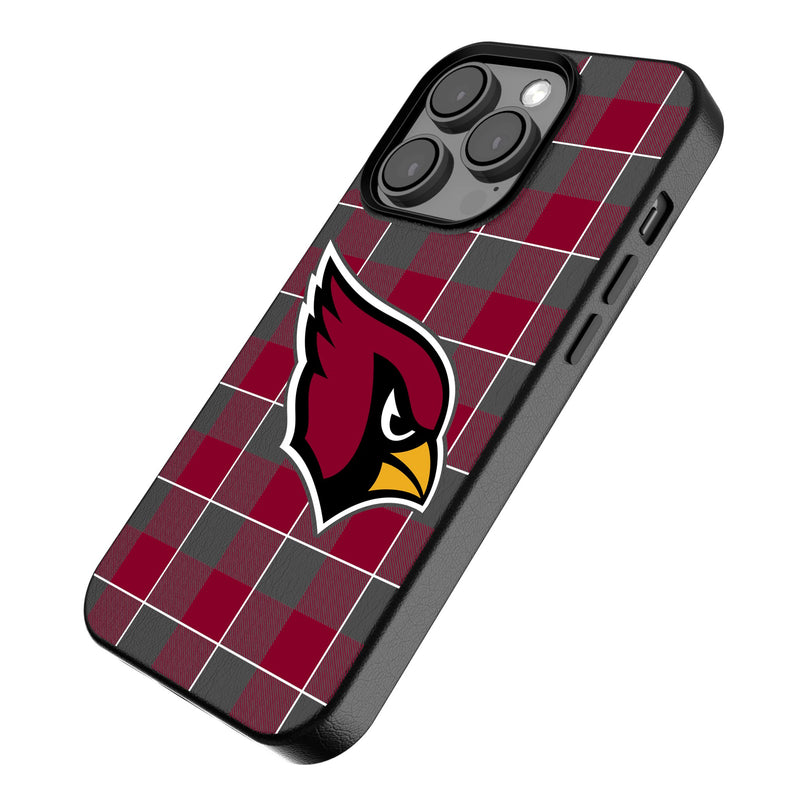 Arizona Cardinals Plaid iPhone Magnetic Phone Case Iso.Jpg