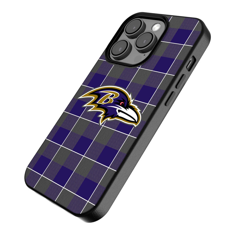 Baltimore Ravens Plaid iPhone MagSafe Compatible Phone Case Iso.Jpg