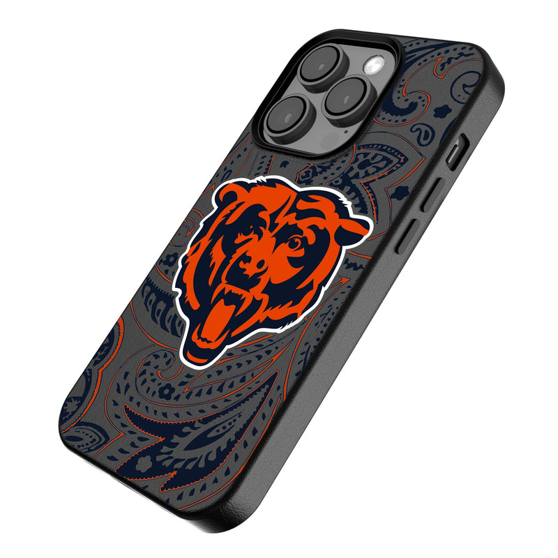 Chicago Bears Paisley iPhone MagSafe Compatible Phone Case Iso.Jpg