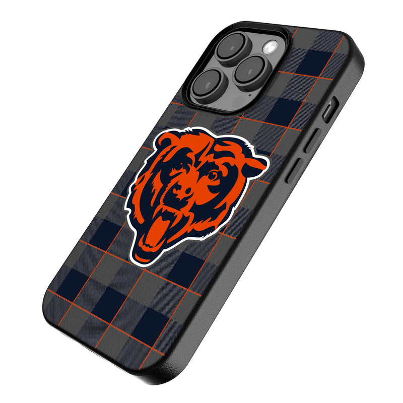 Chicago Bears Plaid iPhone MagSafe Compatible Phone Case Iso.Jpg