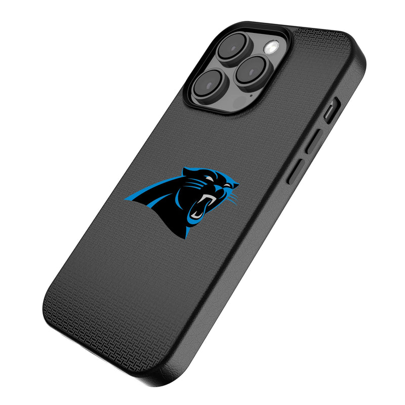 Carolina Panthers Linen iPhone MagSafe Compatible Phone Case Iso.Jpg