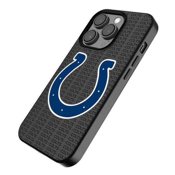 Indianapolis Colts Text Backdrop iPhone MagSafe Compatible Phone Case Iso.Jpg