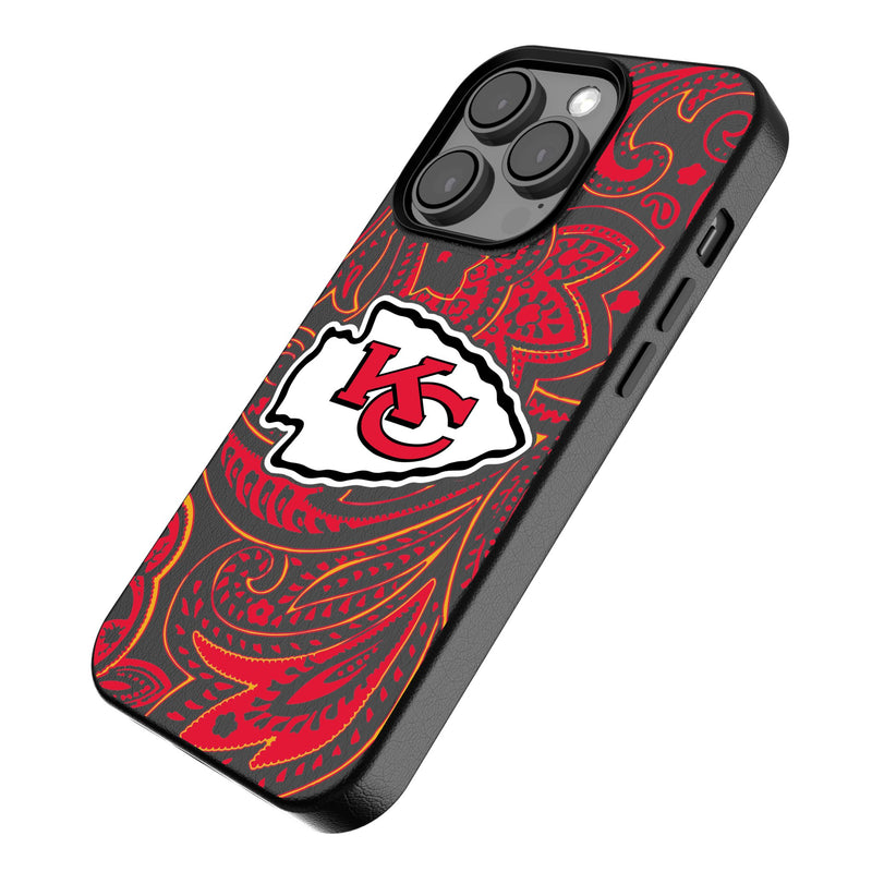 Kansas City Chiefs Paisley iPhone Magnetic Phone Case Iso.Jpg