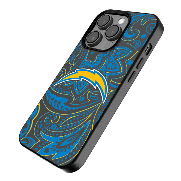 Los Angeles Chargers Paisley iPhone MagSafe Compatible Phone Case Iso.Jpg