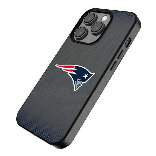 New England Patriots Linen iPhone MagSafe Compatible Phone Case Iso.Jpg