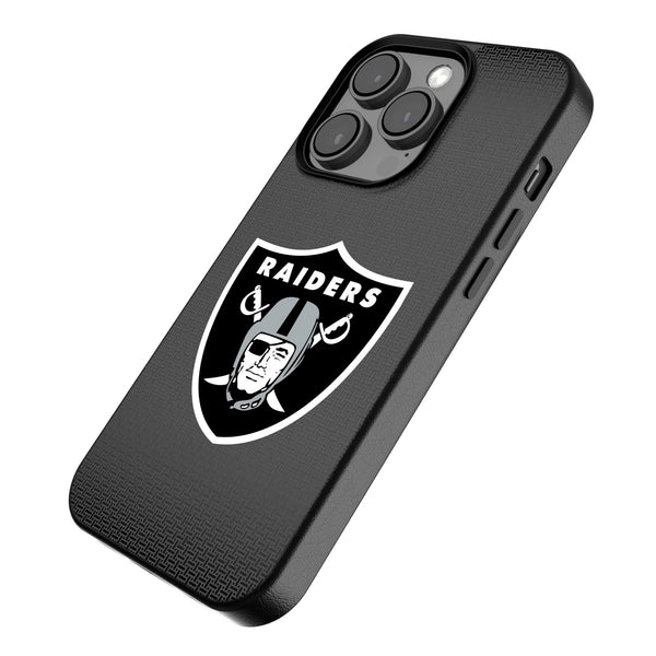 Las Vegas Raiders Linen iPhone MagSafe Compatible Phone Case Iso.Jpg