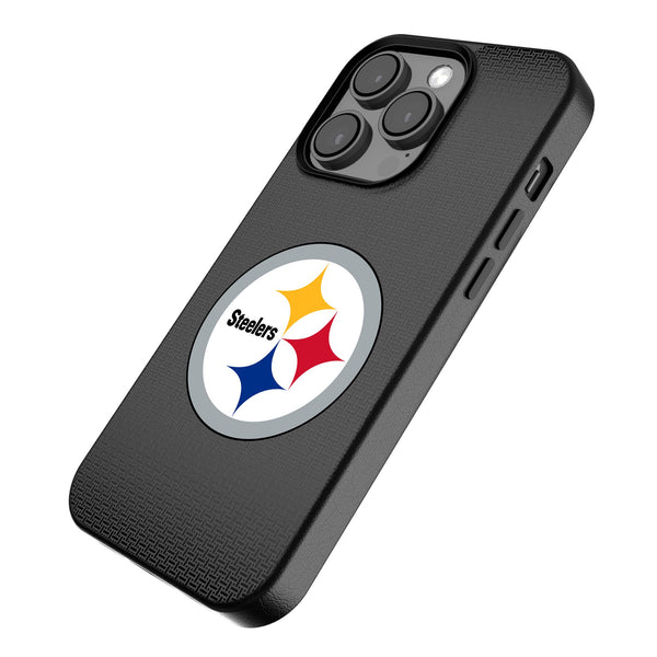 Pittsburgh Steelers Linen iPhone MagSafe Compatible Phone Case Iso.Jpg